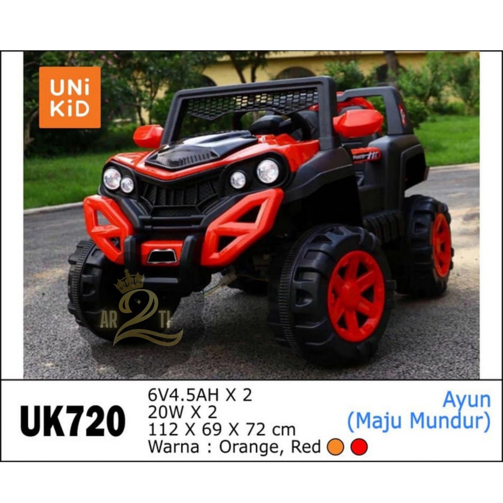 Mobilan Aki Anak Model Jeep Merk Unikid UK 720