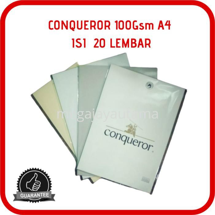 

Kertas / Kertas Conqueror Laid 100 Gr A4 - 20 Sheet