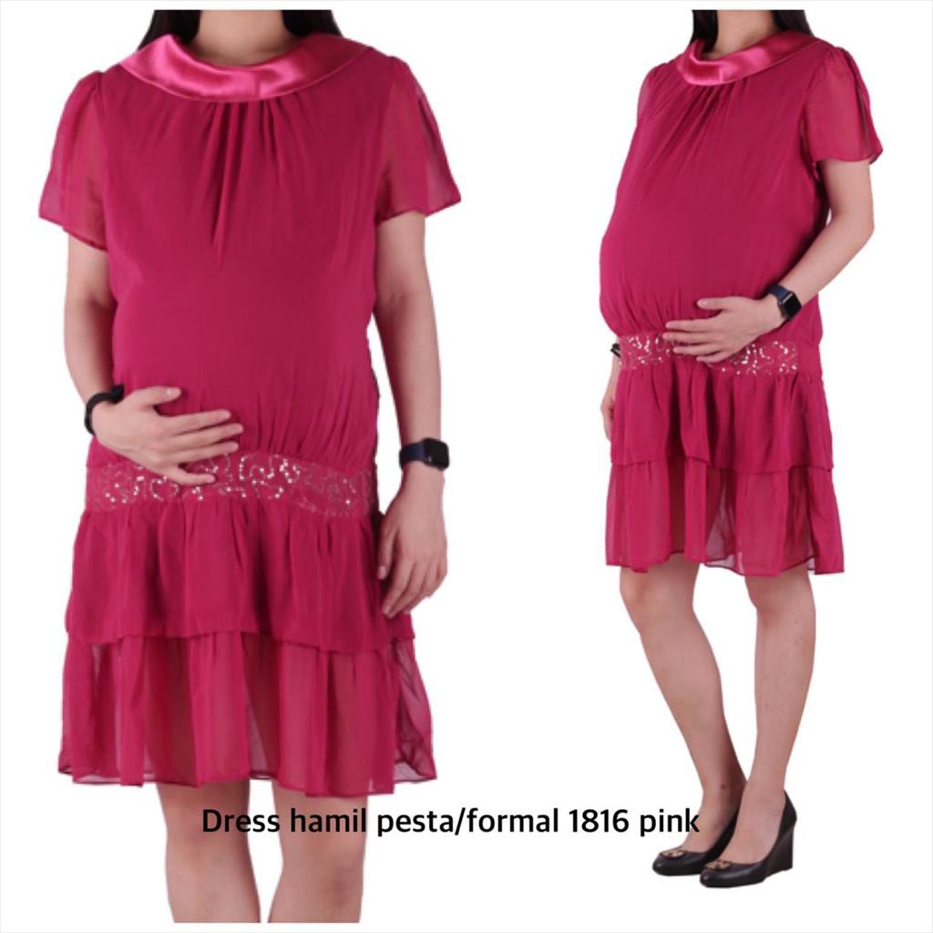 Dress hamil pesta/formal 1816 baju hamil