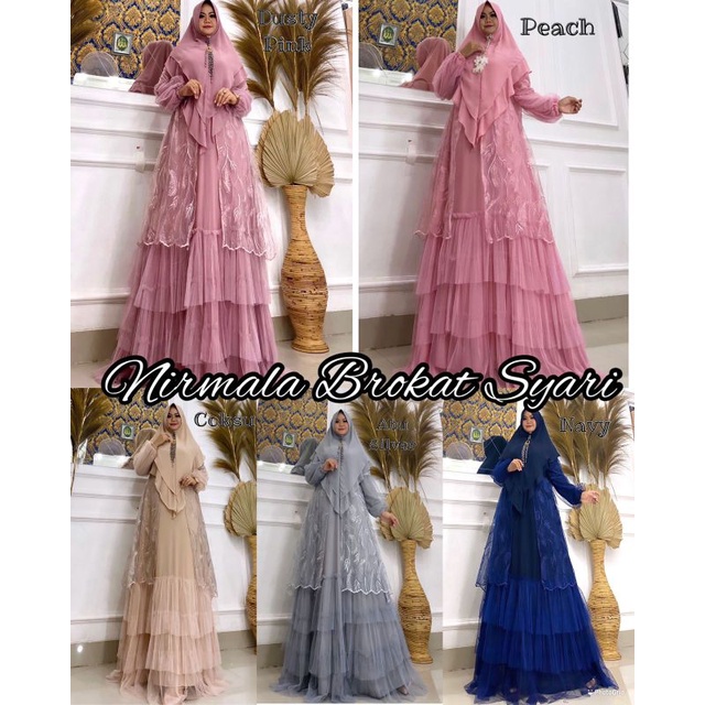 Nirmala Set Brokat Syari