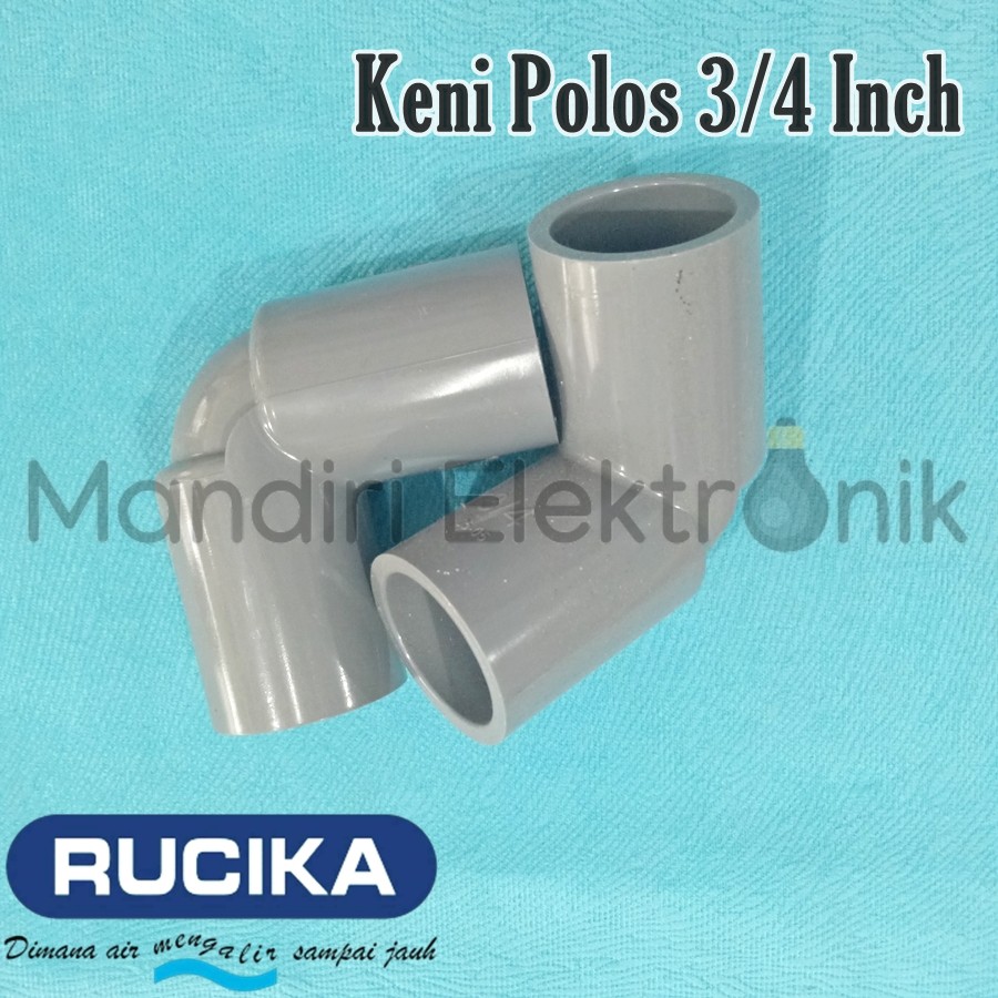 Pipa Keni Polos 3/4 Inch Rucika