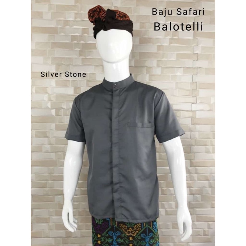 baju semi safari pria