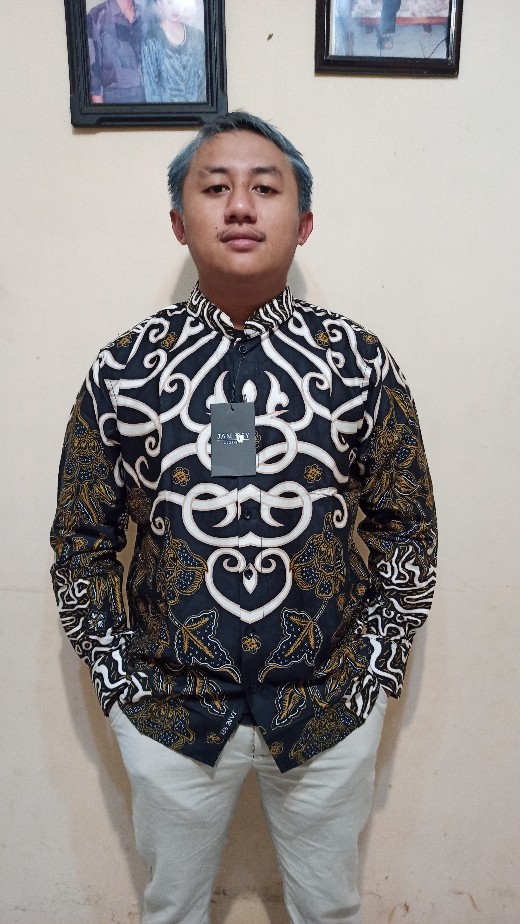 Freypv 8086 Slimfit Long Batik Premium M-xl Kemeja Batik