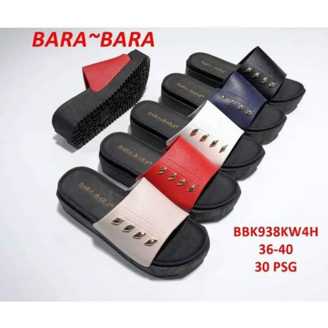 TERMURAH SANDAL WANITA WEDGES BARA-BARA 938