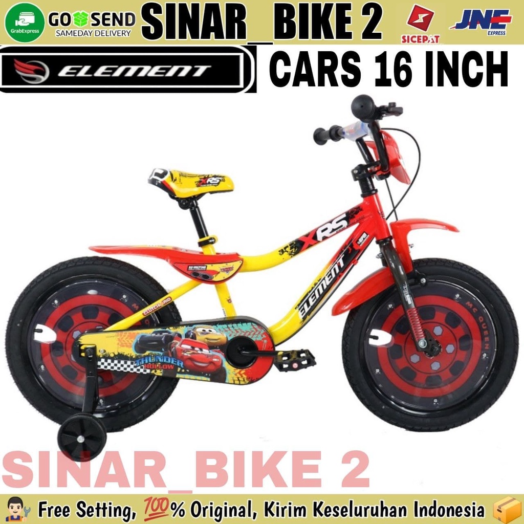 Sepeda BMX Anak 12 16 &amp; 18 Inch Element  CARS