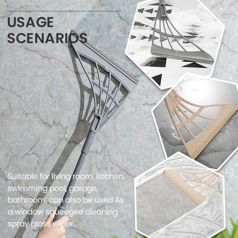 Sapu Karet Magic Rubber Broom Floor Sweeper - LF212 - Gray