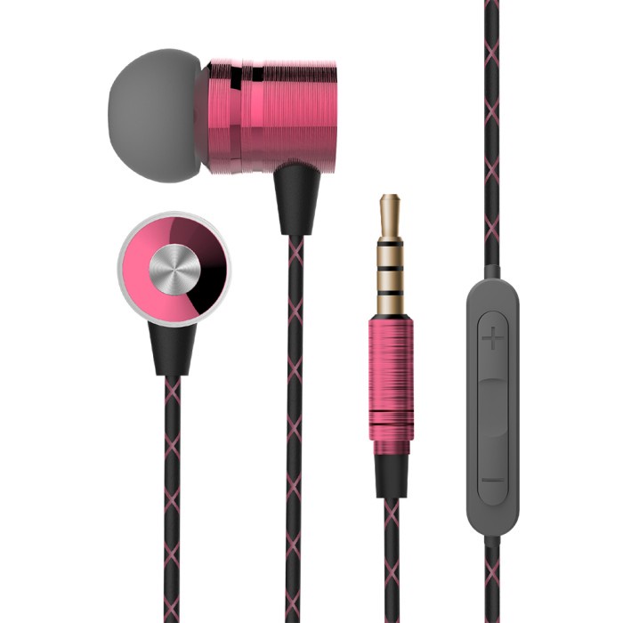 Vidvie Earphone Hs606 / Headset / Handsfree / Earbuds - Merah