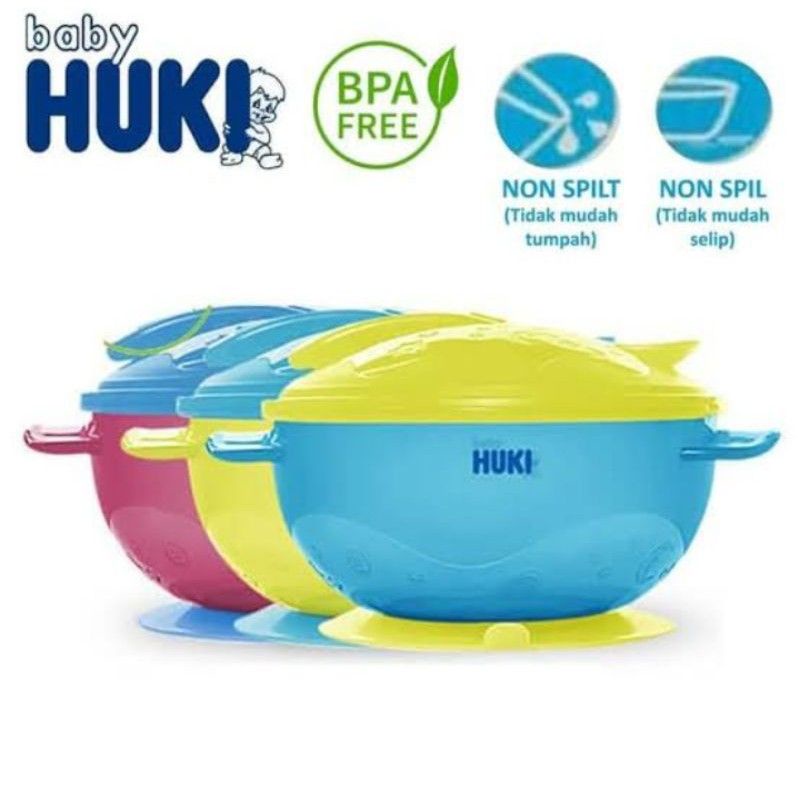 Baby HUKI Bowl With Spoon Mangkok HUKI