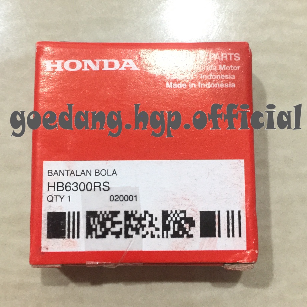 Bearing Ball / Laher HB6300RS ORIGINAL AHM HB6300RS