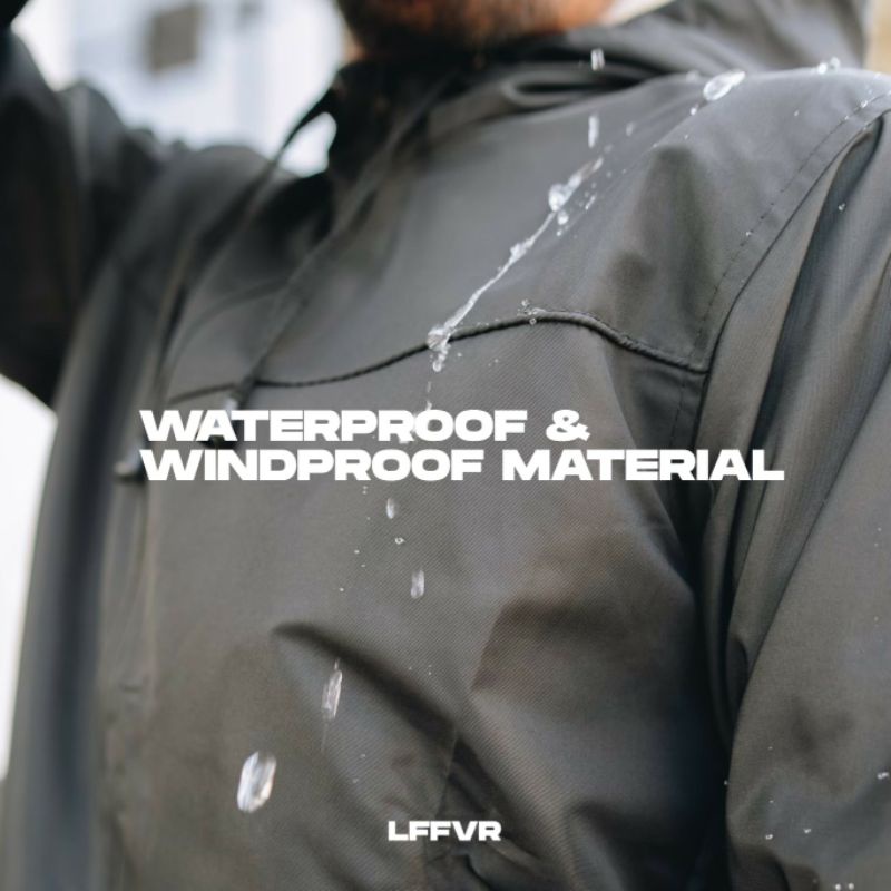 Jaket Gunung Pria Freestyle Waterproof Anti Air Taslan Jaket Outdoor Hiking Wiindproof Casual  Anti 