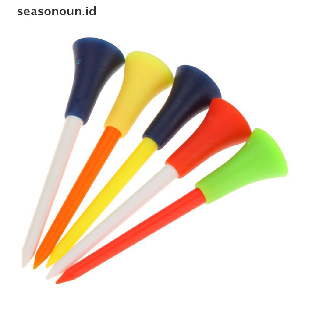 100 Pcs Holder Bola Golf Ukuran 83mm Warna Campur