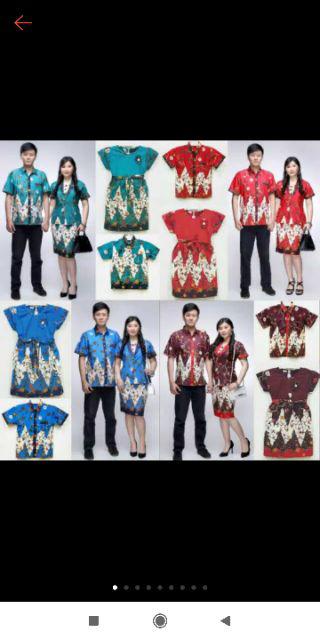 Kemeja Atasan 186 219 Batik Hem Anak Amelia Seragam Keluarga Katun