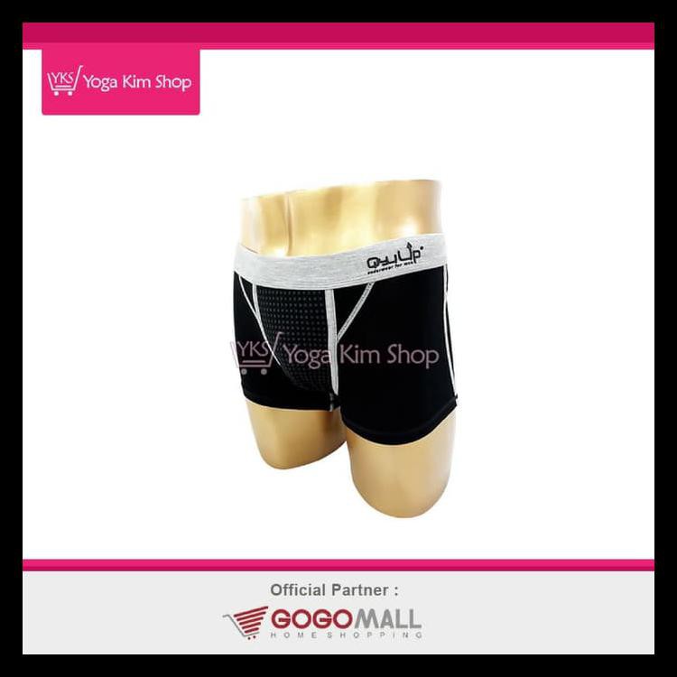 Terpercaya Qyu Up Premium 3 Pcs Celana Dalam Kesehatan Pria Generasi Terbaru - Hitam, S Aman Dan