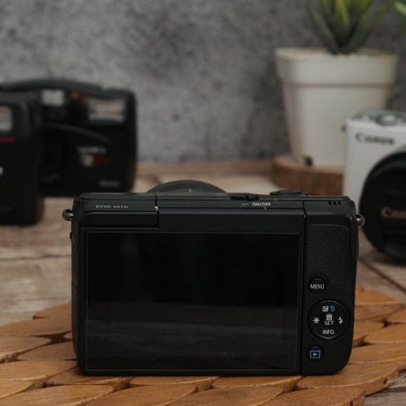 Canon M10 Lensa Kit - Mirrorless Wifi Entry Level- Setara Kamera XA3 M100 A5000-3