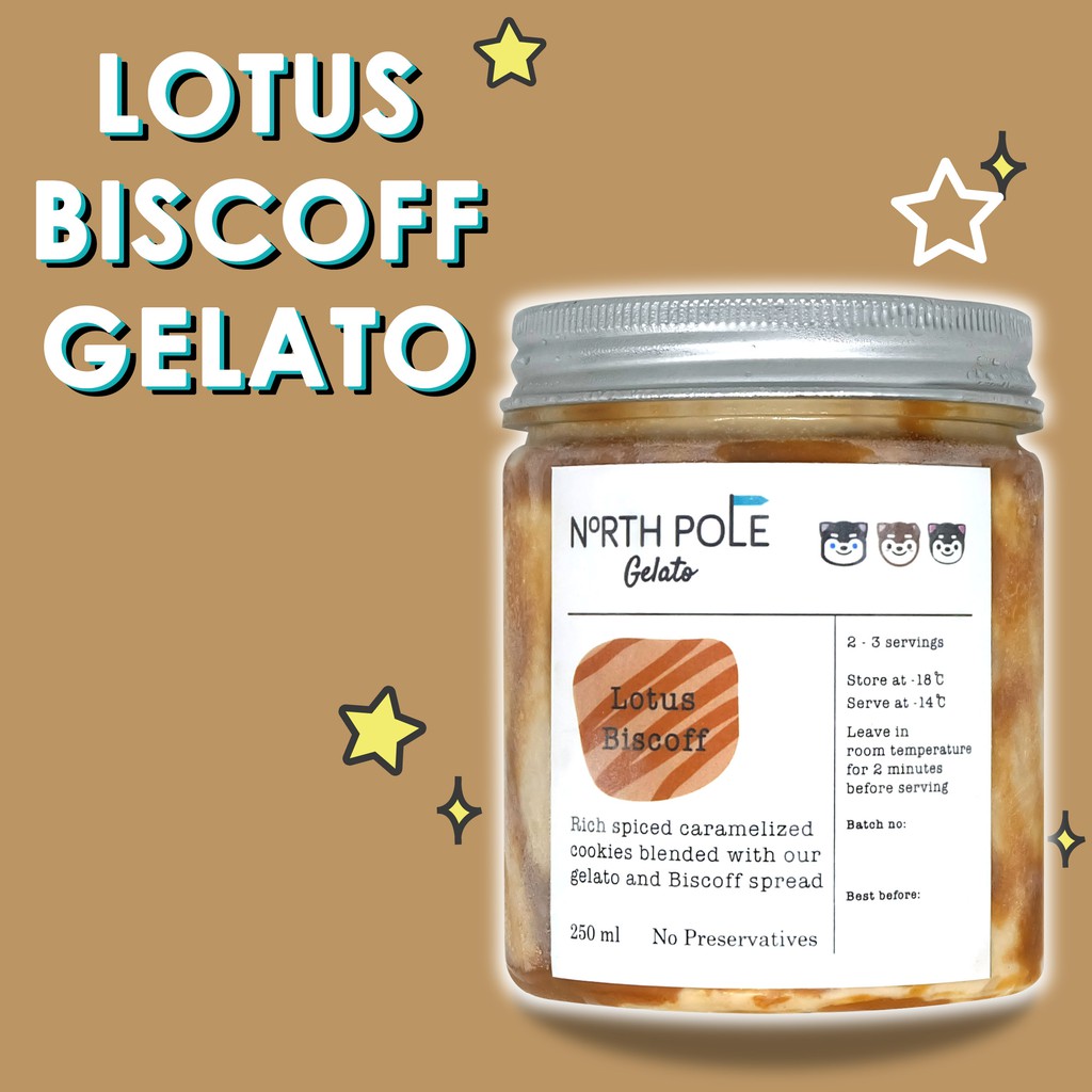 

Lotus Biscoff Gelato - North Pole Gelato