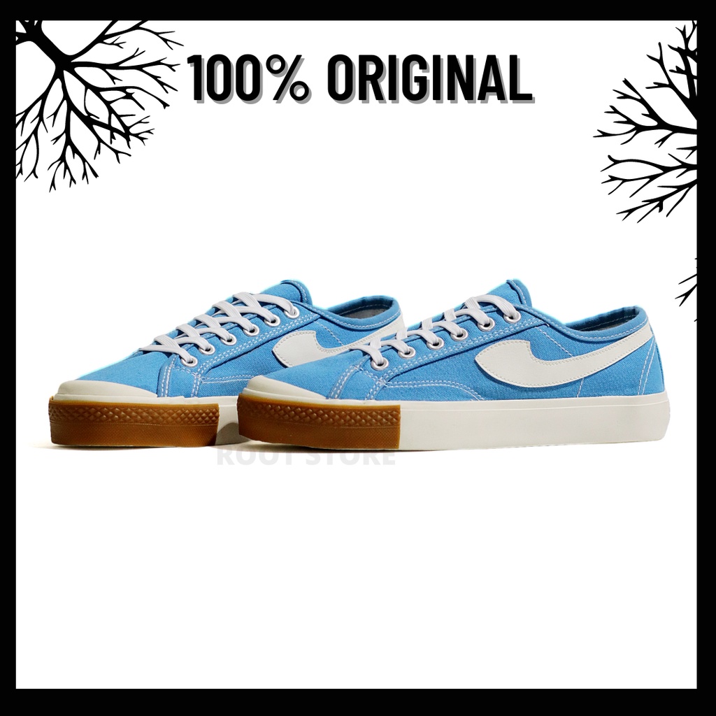 100% Original Sepatu Lokal Casual Blue Sky Low | Not Compass Gazelle Blue Sky Lo