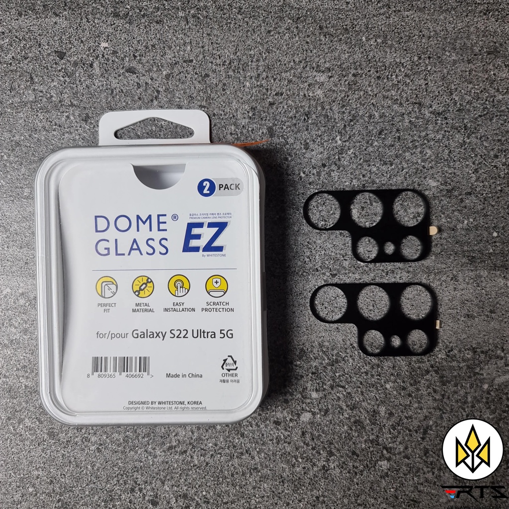 Camera Protectors Second Dome Glass EZ for Galaxy S22 Ultra | 2 Pack