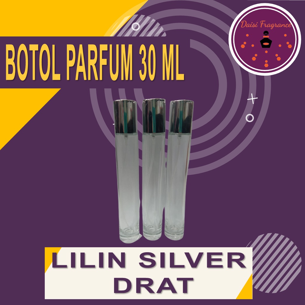 BOTOL PARFUM SPRAY LILIN DART 30 ML | BOTOL KACA