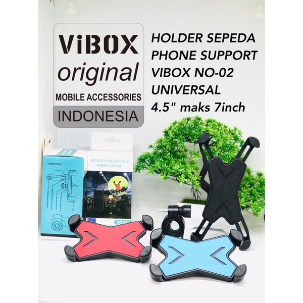 HOLDER SEPEDA NO.2 VIBOX ORIGINAL HIGH QUALITY MATERIAL HOLDER BICYCLE UNIVERSAL