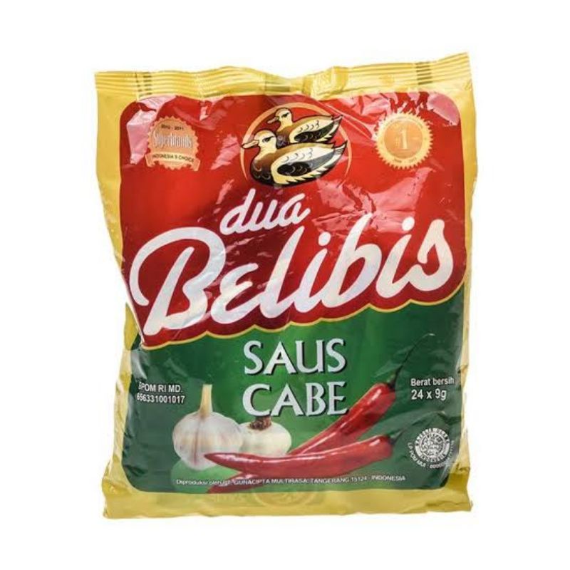 

dua belibis saus cabe 216gr @24 pack