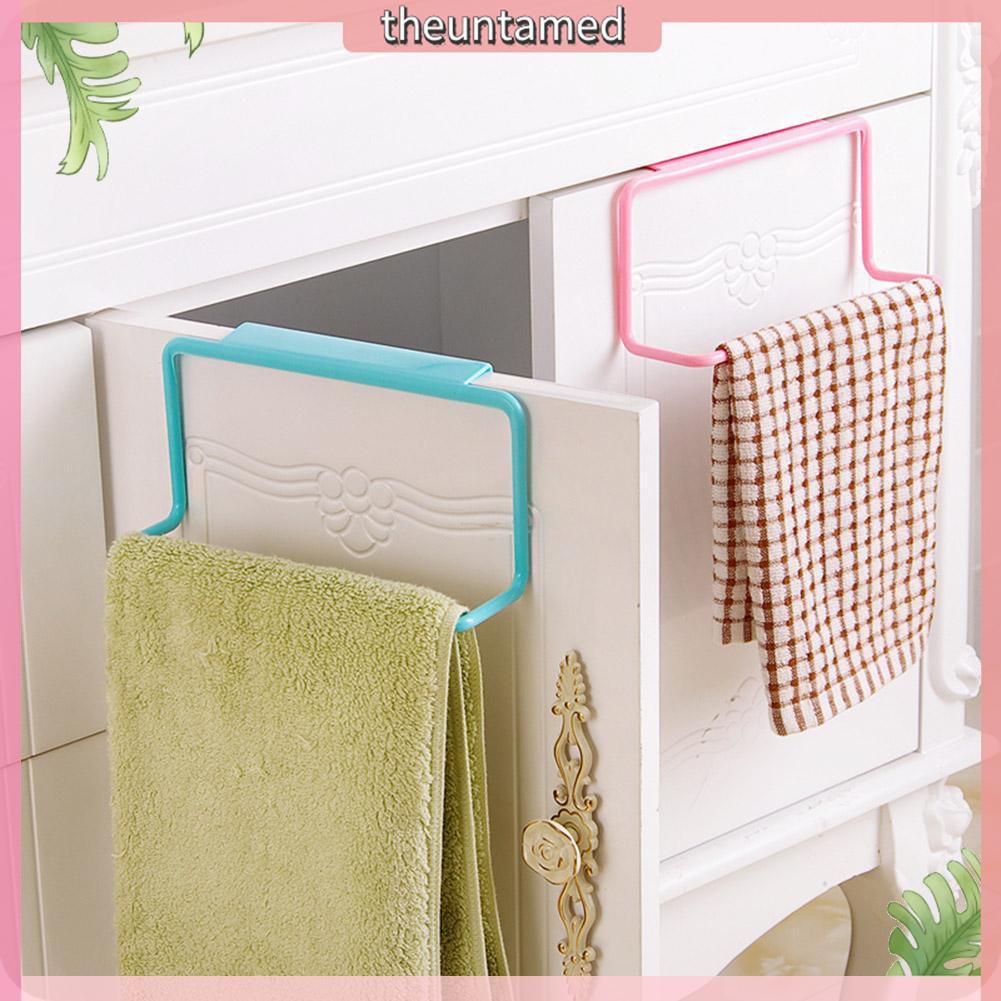Ready Towel Rack Hanging Holder Cupboard Kitchen Cabinet Bathroom Towel Rack Shopee Indonesia