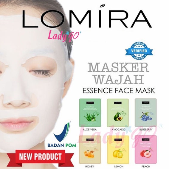 LOMIRA Masker Wajah Sheet Mask Essence Masker 25gr