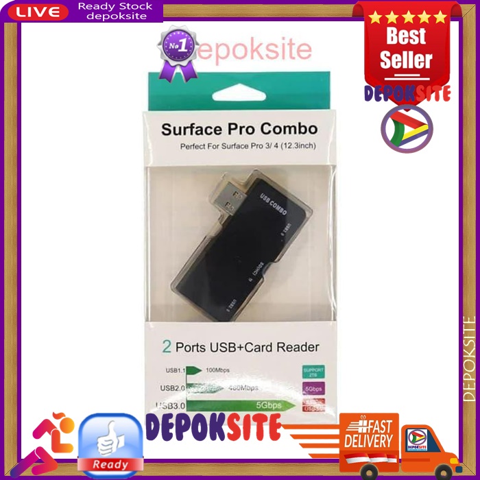 Ori Rocketek Surface Pro Card Reader High Speed USB 3.0 Vs Transcend
