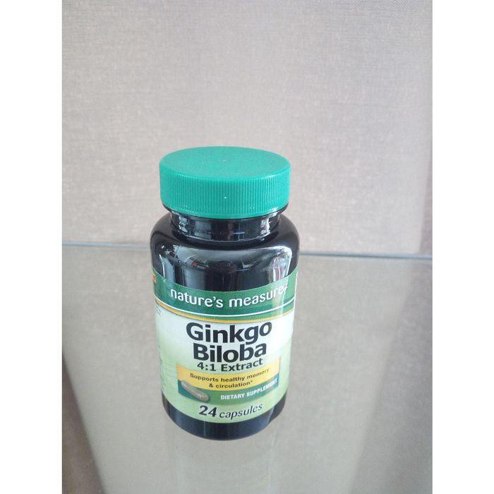 Nature's Measure Ginkgo Biloba 24capsules