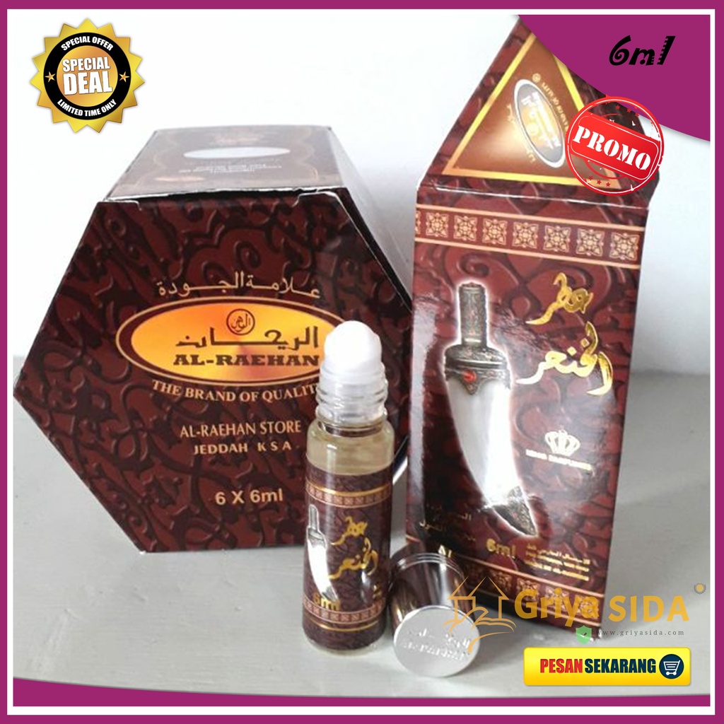 Parfum Al khanjar 6ml alraehan aroma ALKHANJAR al raehan mirip al rehab parfum Harga grosir PROMO!!