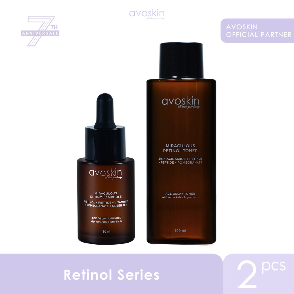 AVOSKIN Miraculous Retinol (Toner/Ampoule)(30ml/100ml)