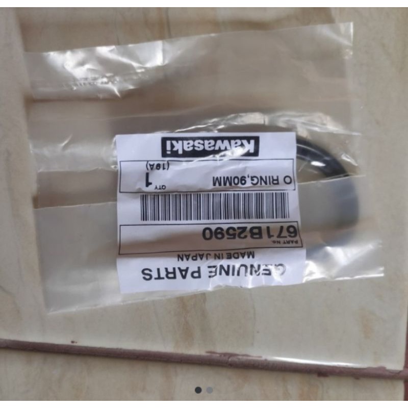 oring karet tutup filter oli ninja 250 karbu original