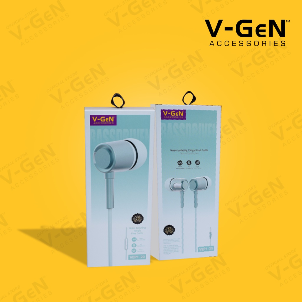 Headset Murah V-GeN Wired Earphone Headset Premium Sound VGEN