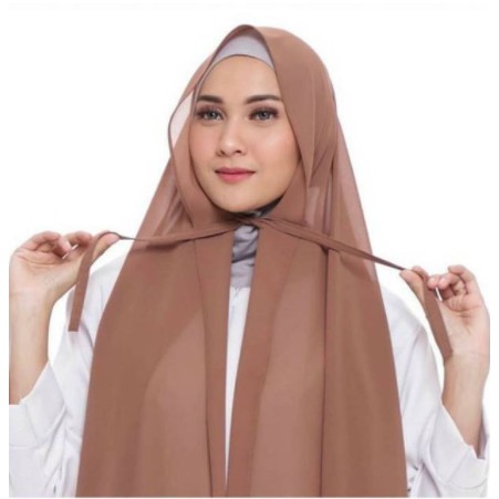 Hijab Pashmina Sabyan Tali Diamond Termurah 70x170 Cm - Pashmina Instant Kekinian Jahit Tepi