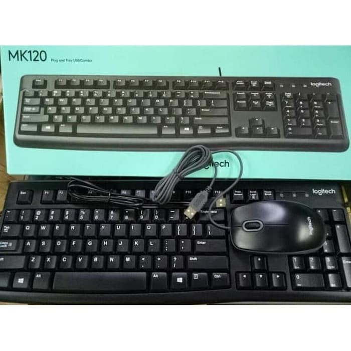 Logitech Combo MK120, Keyboard USB + Mouse USB