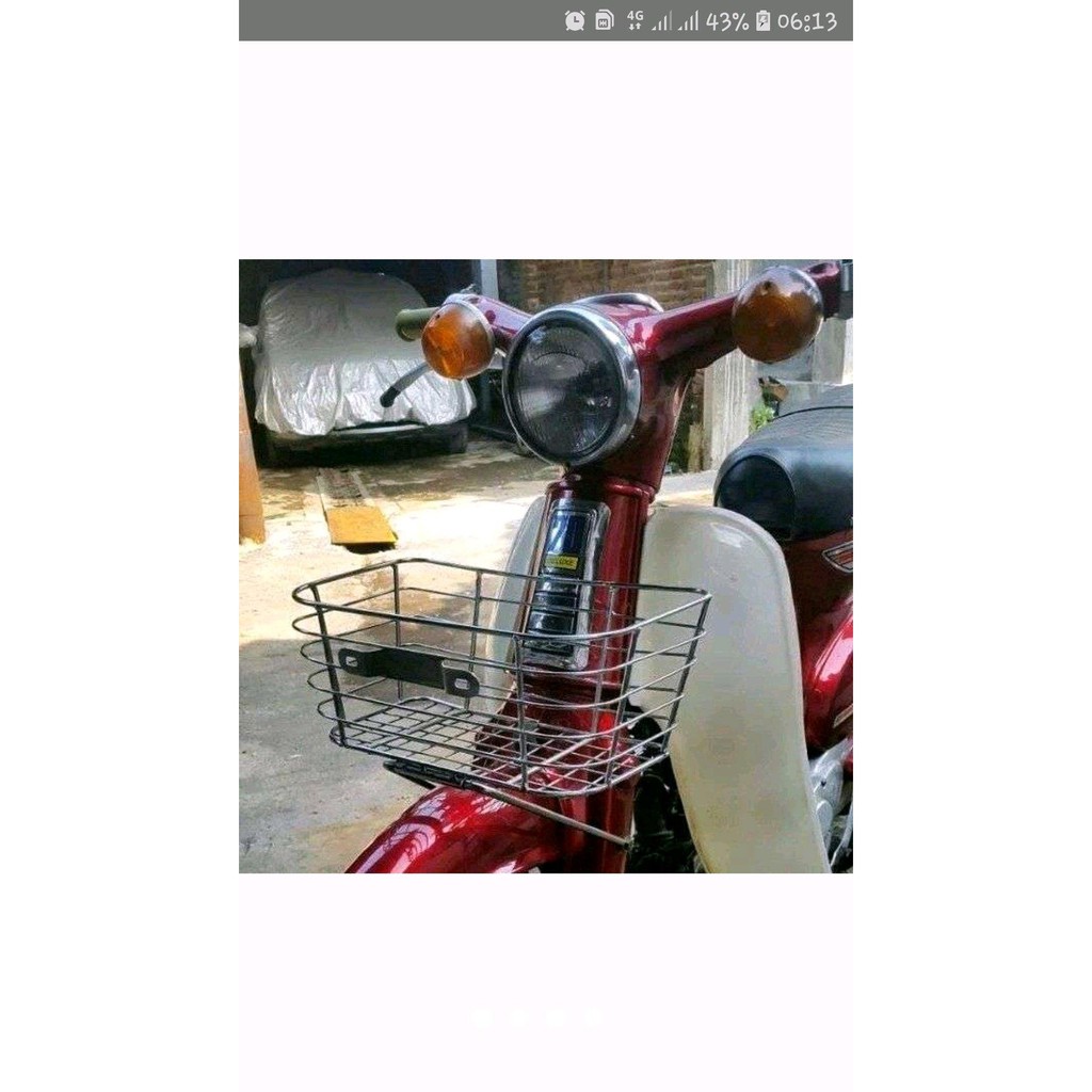 keranjang belanja depan motor honda c70
