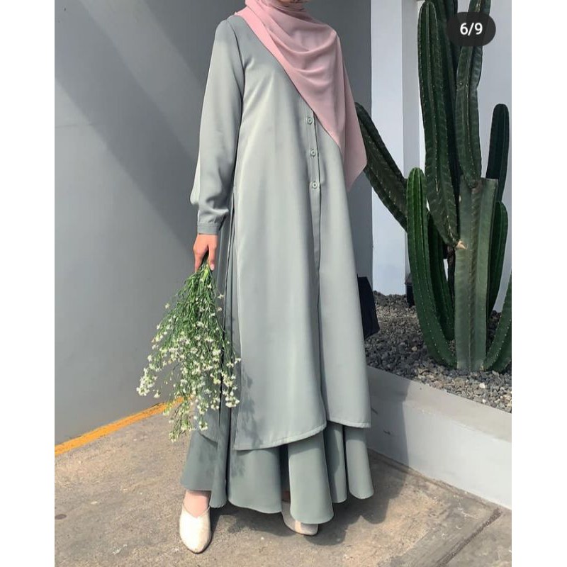 set Hanum tunik Azmiza