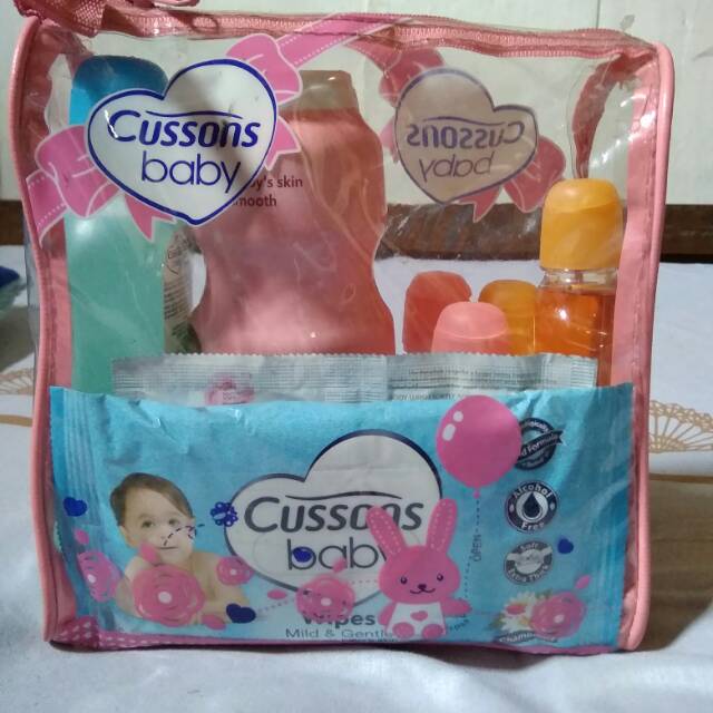 Cussons baby daily care large bag - pink