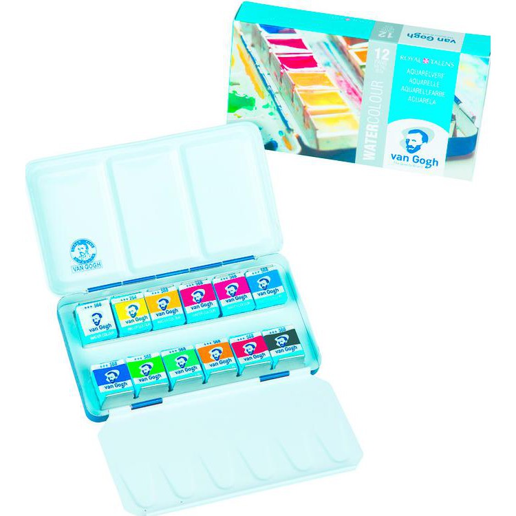 

Update! Van Gogh Water Colour Metal Set 12 Half Pans Termurah