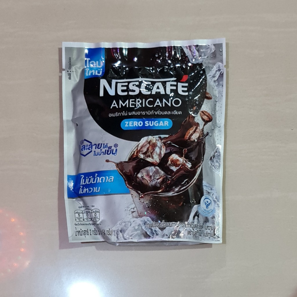 Nescafe Americano Zero Sugar Unsweetened Coffee Mix 27 x 2 Gram