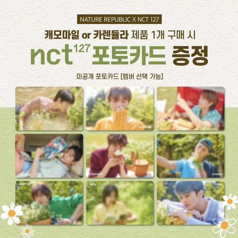 baca deskripsi  NCT NATURE REPUBLIC PHOTOCARD