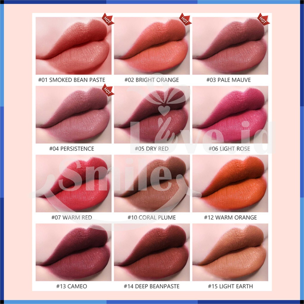 SANIYE Lip Tint Mini Kapsul Capsule Lipstick Liquid Matte 12 Warna Tahan Lama S01