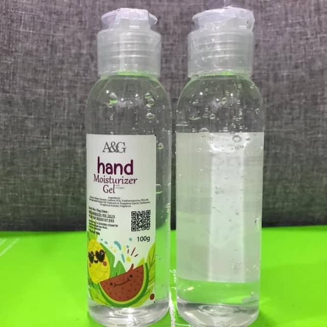 HAND SANITIZER GEL 100 ML BPOM ANTISEPTIK PEMBUNUH PEMBASMI KUMAN TANGAN A&amp;G MOISTURIZER 100ML SPRAY