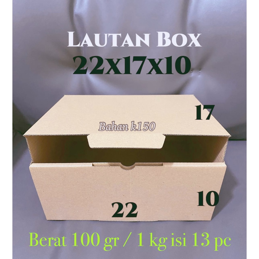 

dus die cut 22x17x10 cm box kardus packing murah