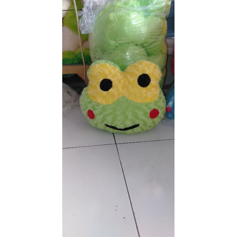 Bantal kepala karakter keroppi