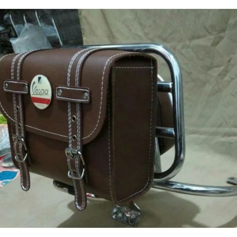 tas backrack vespa metic dan klasik / aksesoris vespa