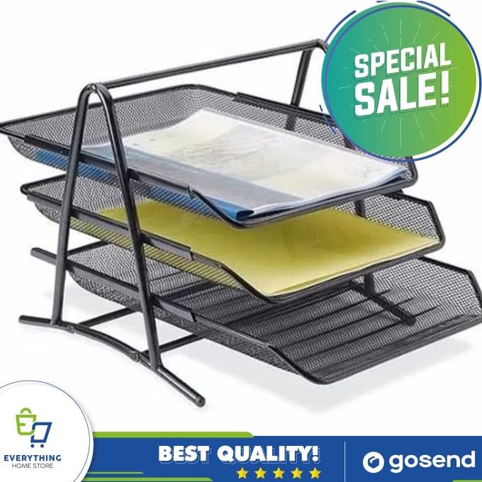 

Office & Stationery | Document Organizer | Rak Dokumen Kantor Premium | Membuat Meja Rapi | Best Seller