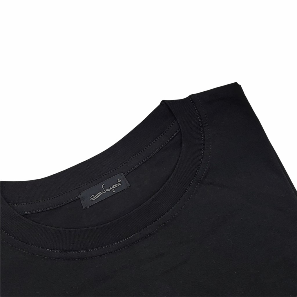 [CYC | COD] REAPICT | Kaos Basic Oversize Top XXL | Cotton Combed | Atasan Trend Wanita Murah Best Seller-Black