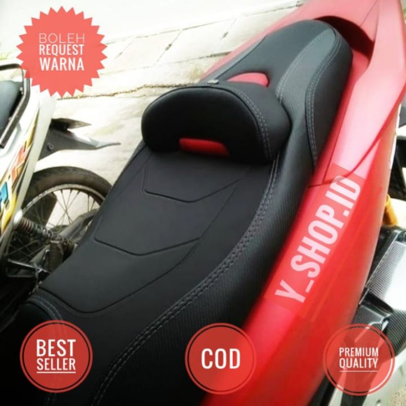 Kulit Sarung Jok Motor Modif Eropa  Honda PCX Bahan MBtech