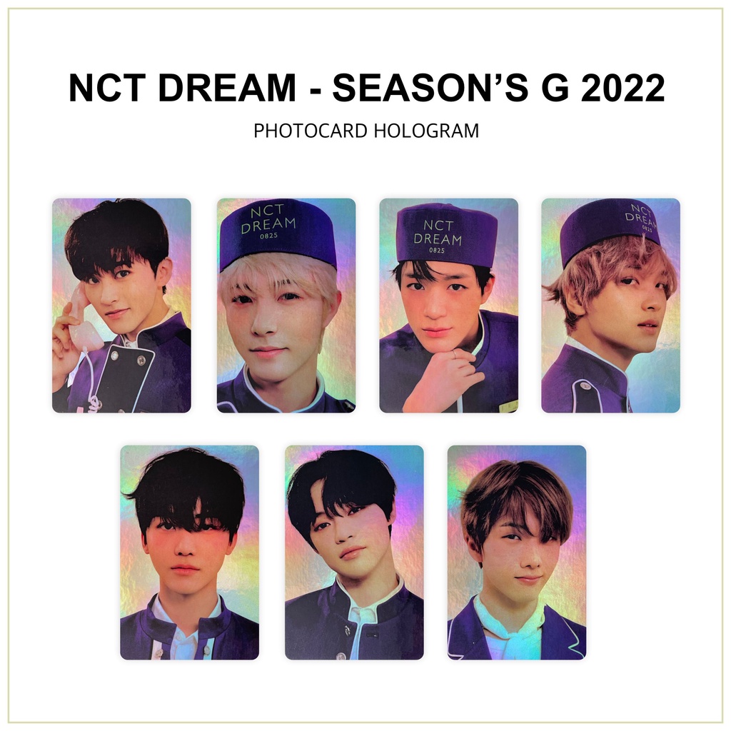 Photocard Hologram NCT Dream Season's Greetings 2022