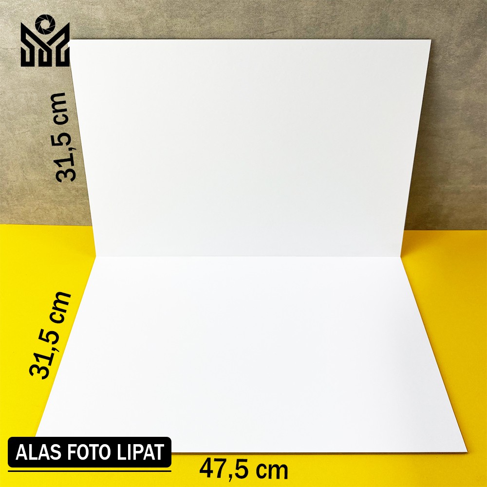 Jual ALAS FOTO LIPAT BACKGROUND FOTO PRODUK MAKANAN PUTIH POLOS